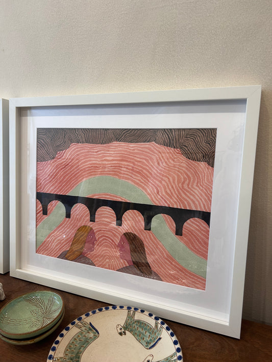 “Sisters” Original Painting by Amelie Mancini, 2023