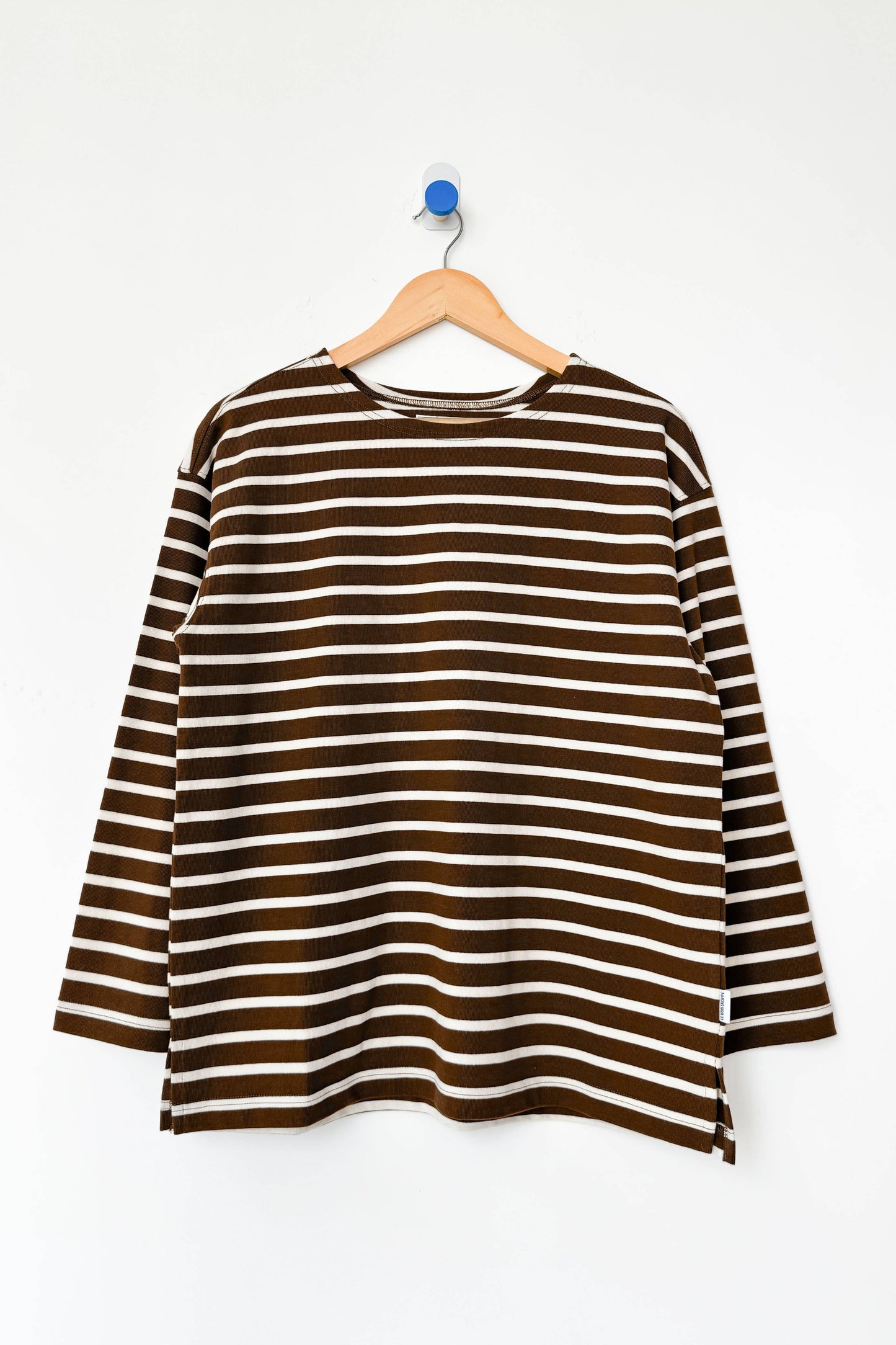Marseille Top Blue Stripe On Cream