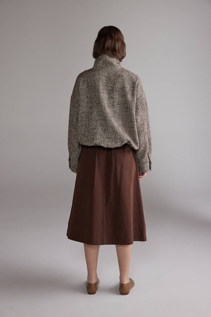 Wool Blend  Bomber Jacket