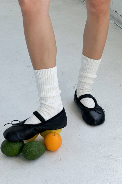 Cottage Socks: Oatmeal
