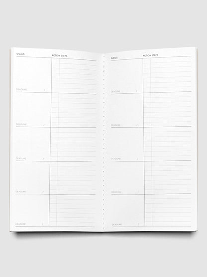 Travel Notebook | A5 Slim: Routine Builder | Beignet