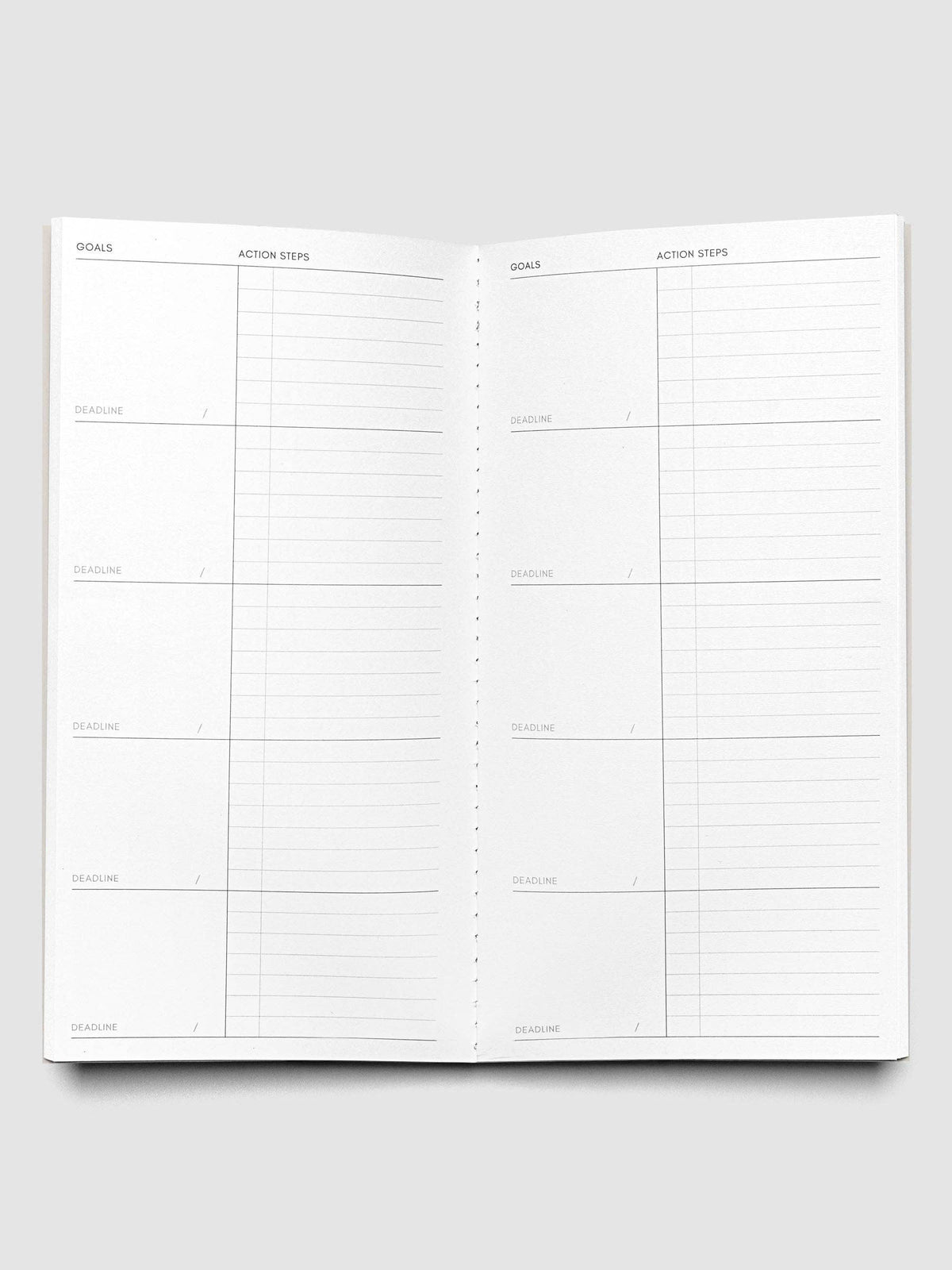 Travel Notebook | A5 Slim: 30 Minute Time Block | Bordeaux