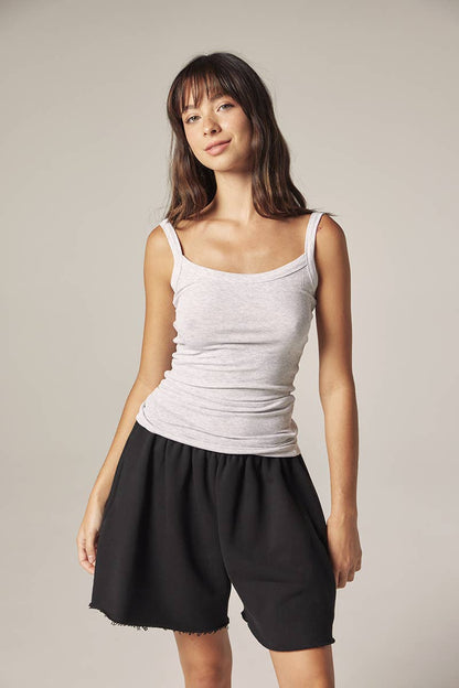 Low back cami: H.Grey / Solid