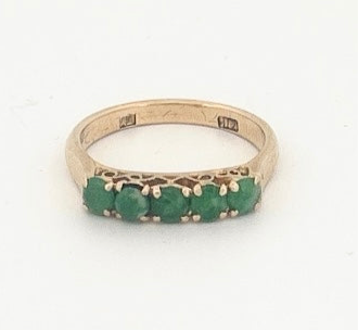 Jade Green Fields Ring