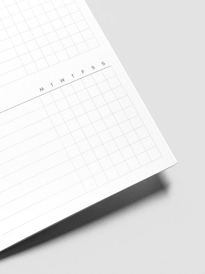 Travel Notebook | A5 Slim: 30 Minute Time Block | Bordeaux