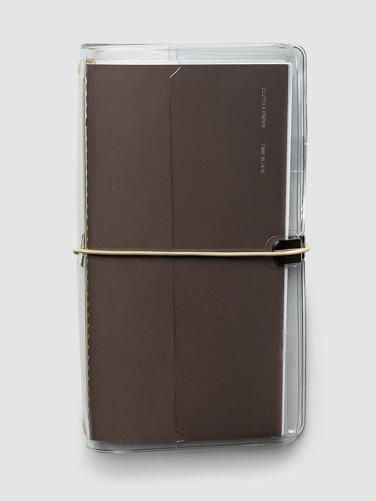 Clear Vinyl Travel Notebook Cover | A5 Slim: A5 Slim