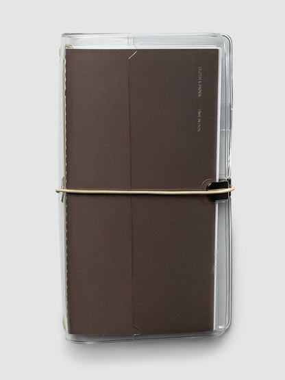 Clear Vinyl Travel Notebook Cover | A5 Slim: A5 Slim