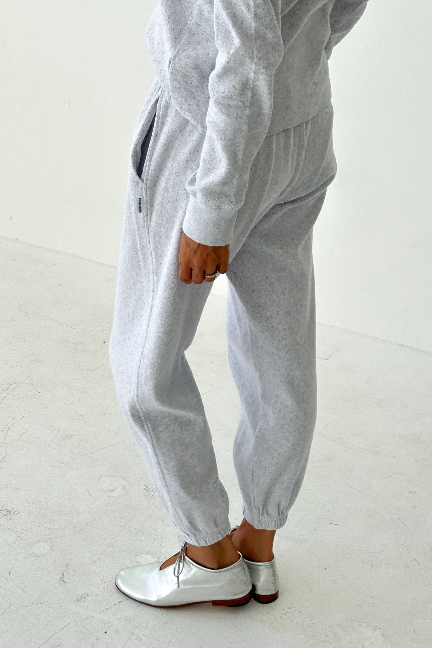Pointelle Serene Jogger ICY GREY