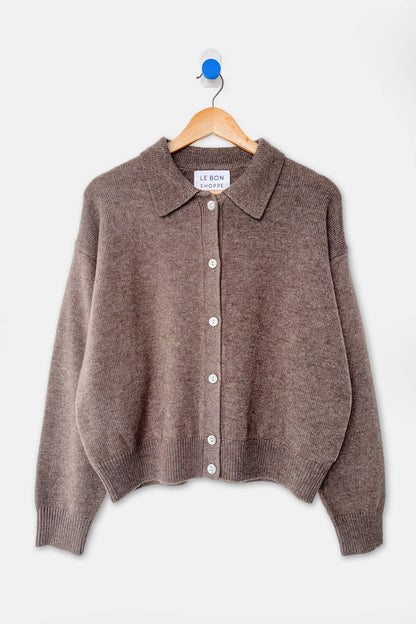 Lou Cashmere Cardigan Oatmeal