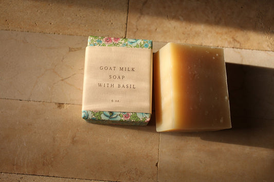 Saipua Goat Milk Soap with Basil