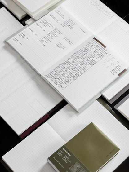 Perfect Bound Notebook | HP Classic: 30 Minute Time Block | Bordeaux