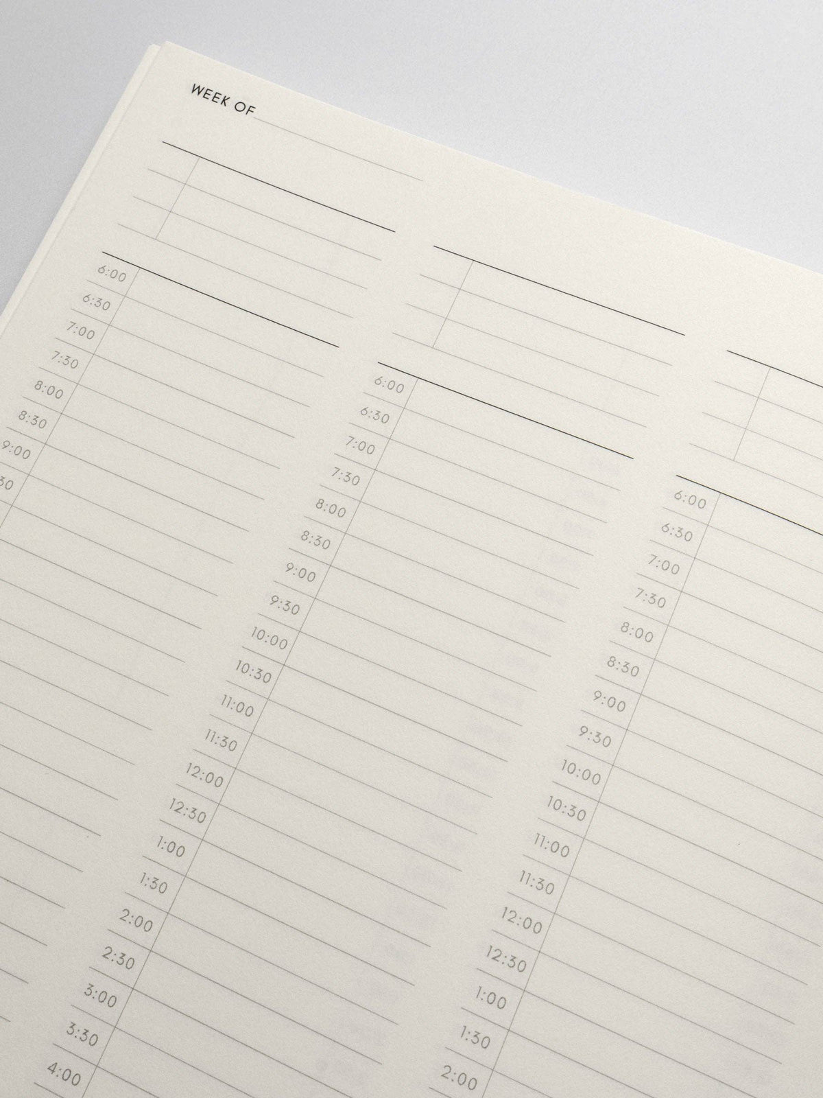 Perfect Bound Notebook | HP Classic: 30 Minute Time Block | Bordeaux