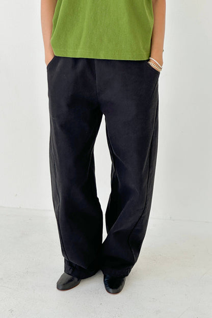 Long Arc Pants BLACK CANVAS