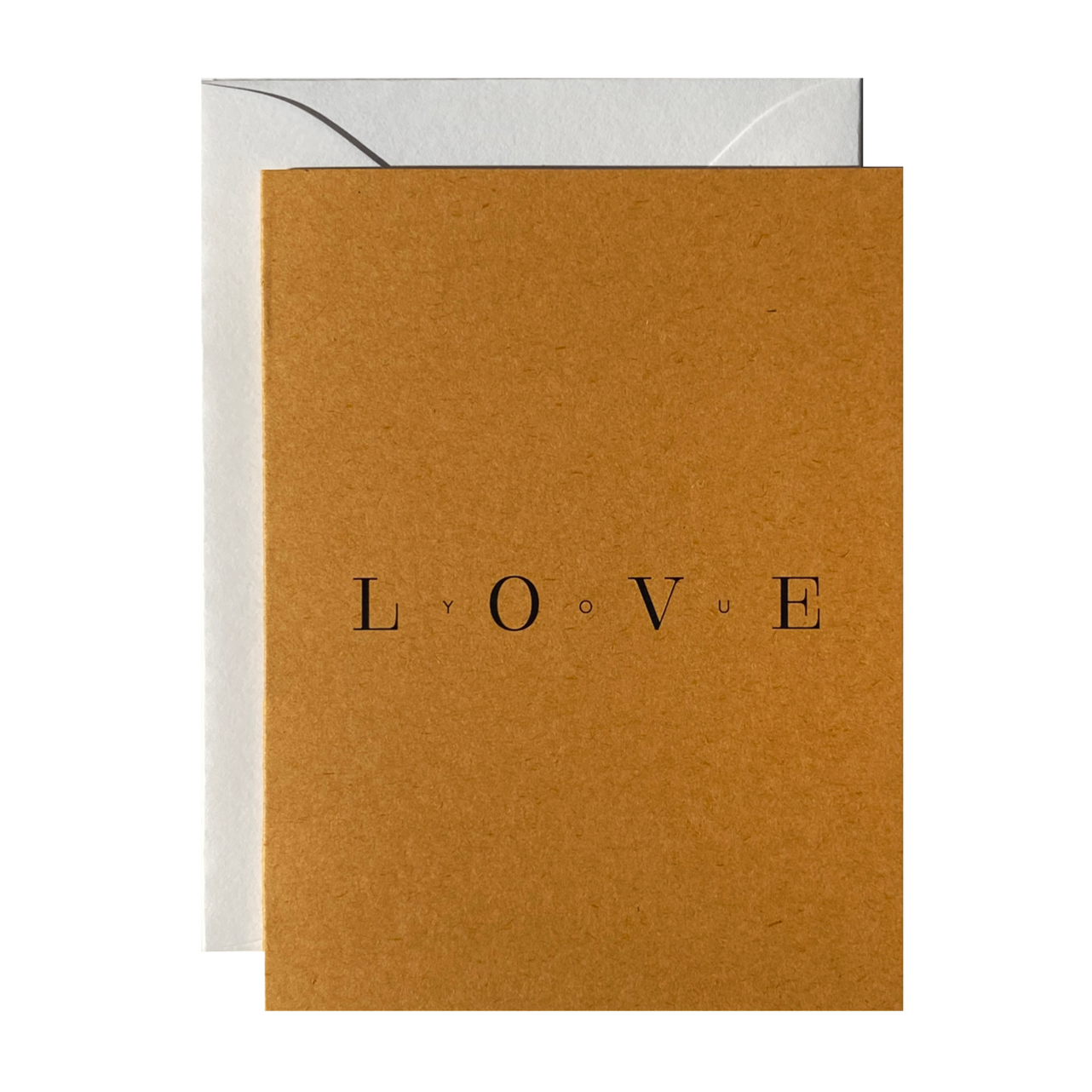 Love You No. 34: Ochre / Single Card