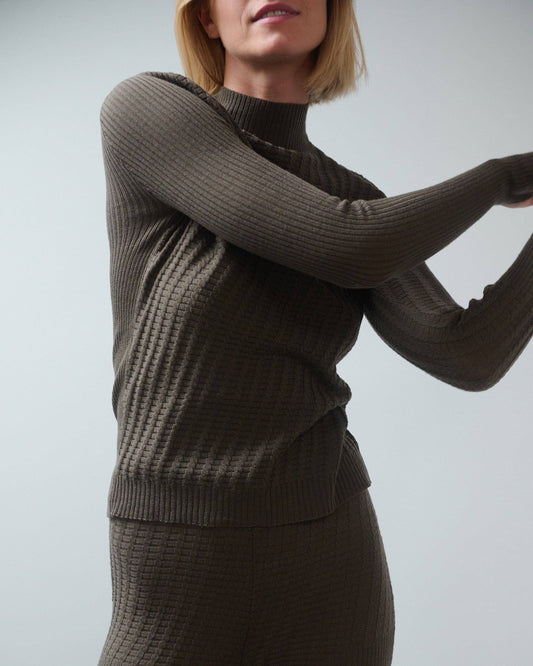 Žaltys: Nettle Merino Wool Turtleneck: Nettle / M