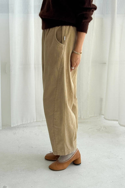 Corduroy Arc Pants Chocolate