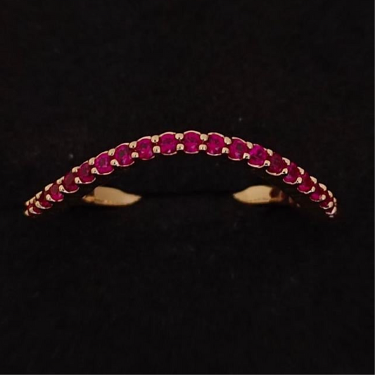 Snake Charmer Ruby Ring