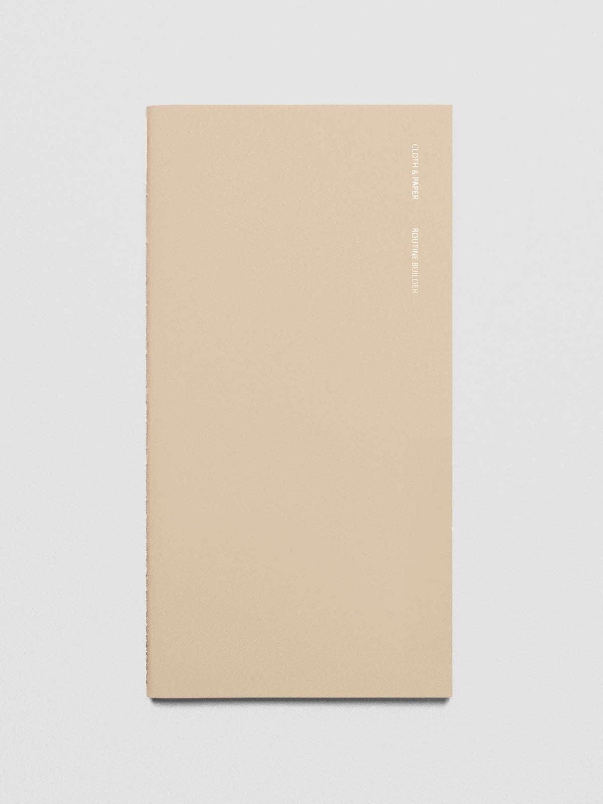 Travel Notebook | A5 Slim: Routine Builder | Beignet