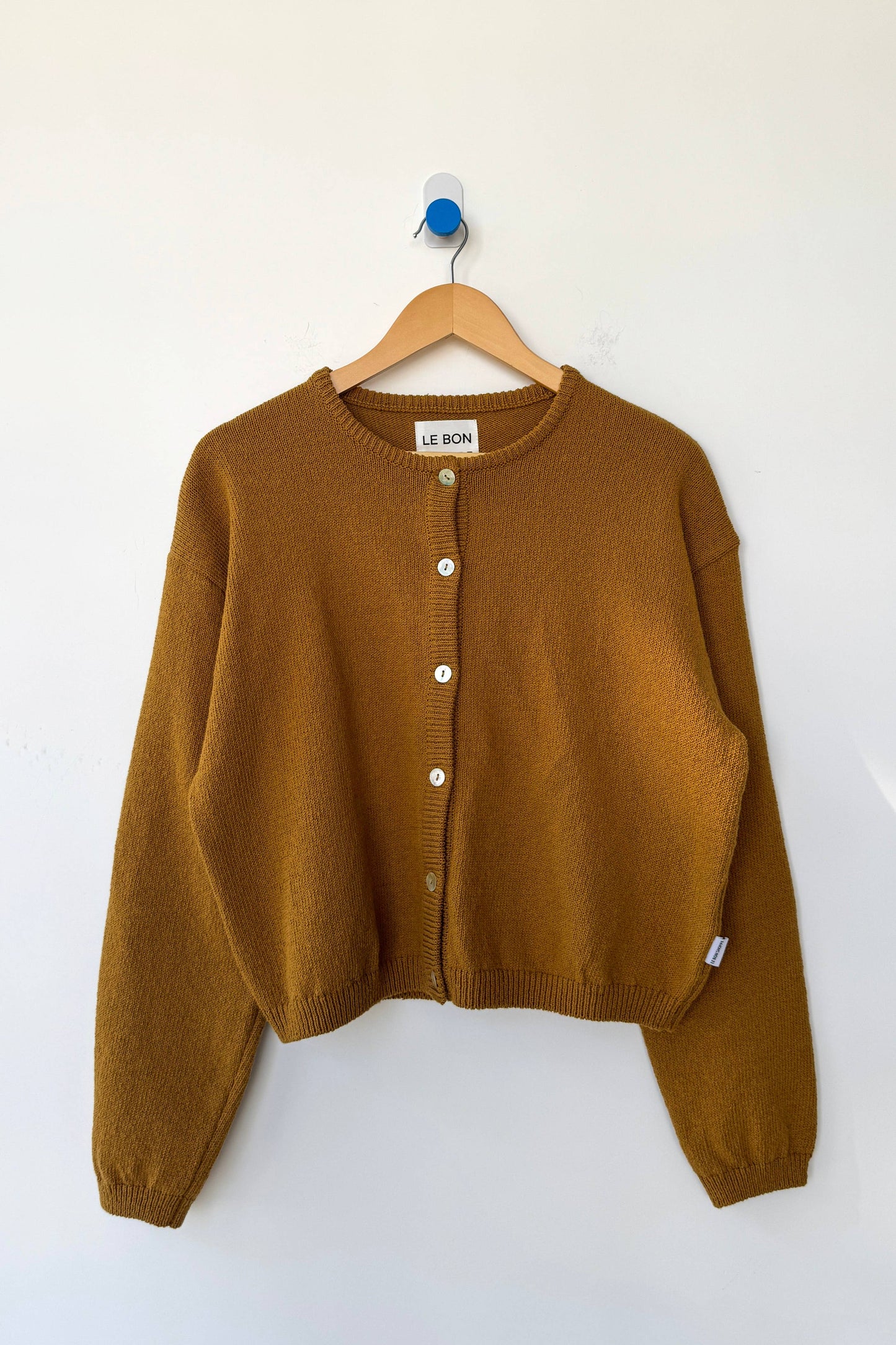 Cotton Leila Cardigan Brown