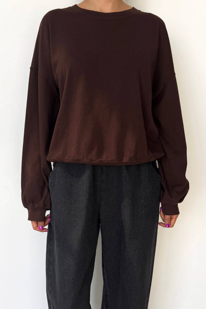 Cali Jersey Sweatshirt Black