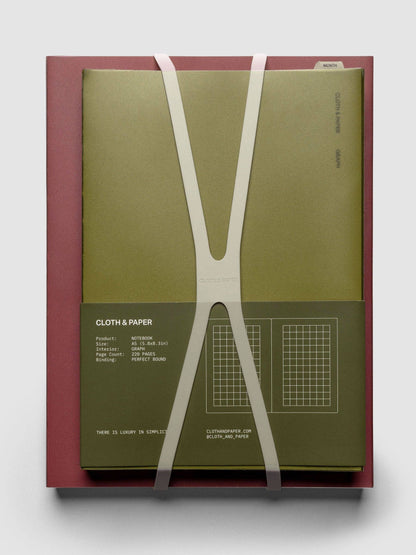 Planner Closure Bands: Rouge & Concrete