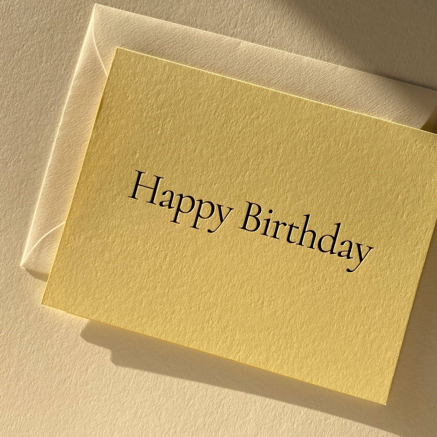 Happy Birthday No. 22: Sand / Single Card