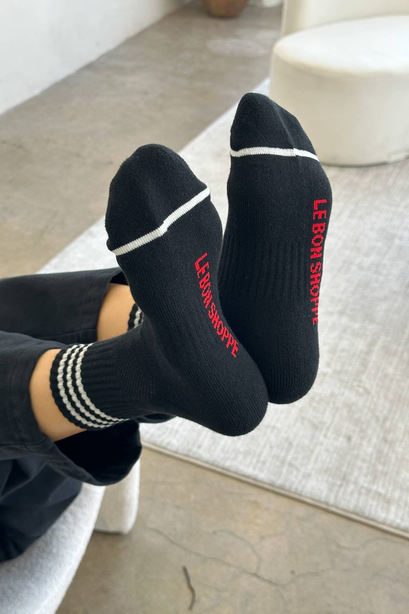 Girlfriend Socks: Leche