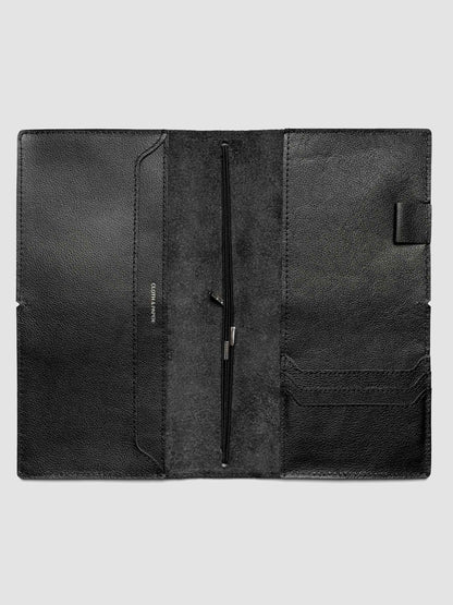 Genuine Leather Travel Notebook Cover | A5 Slim: Bordeaux