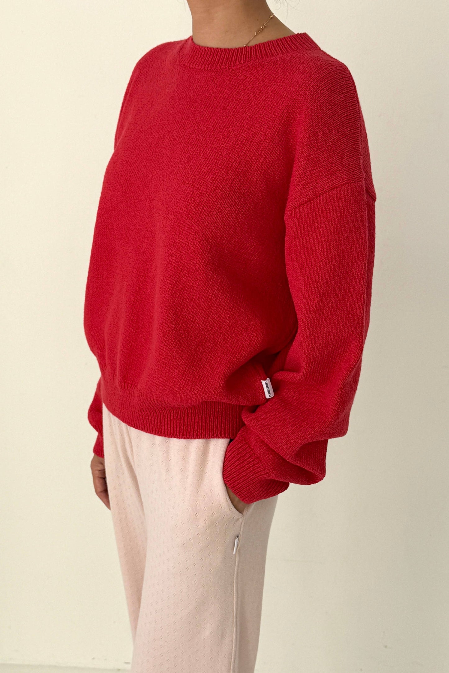 Milo Cotton Sweater in Blue