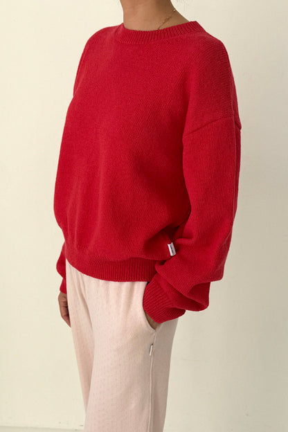 Milo Cotton Sweater in Blue
