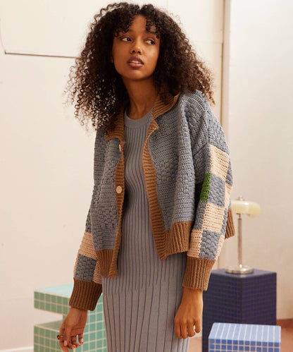 Prietema Jacket: Fantasy Blue / One Size