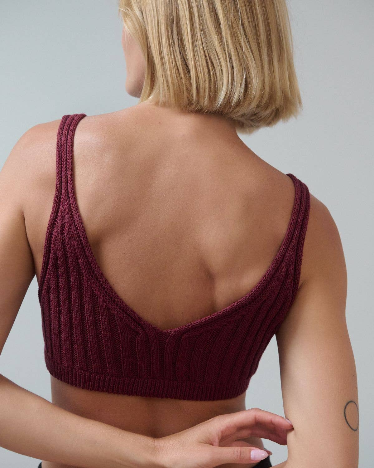 Pieva: Hellebore Cotton Bralette: Hellebore / S/M