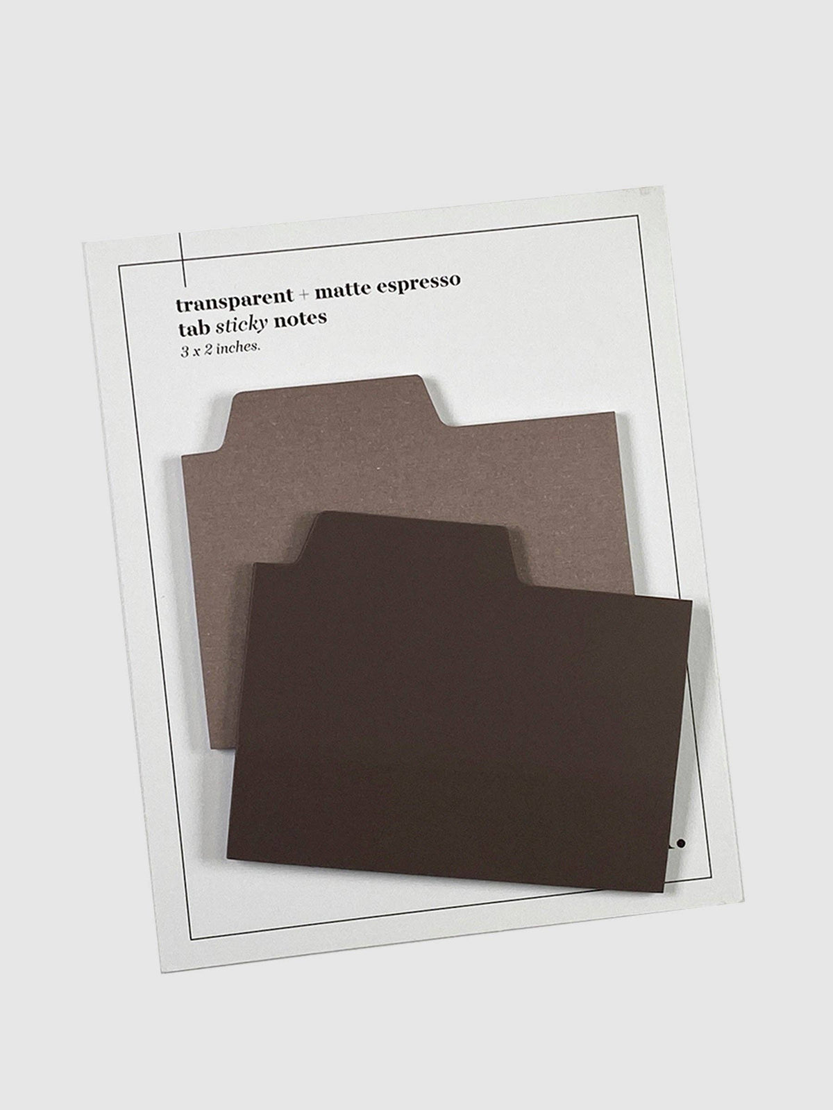 Blank Tab Sticky Note Set: Sand