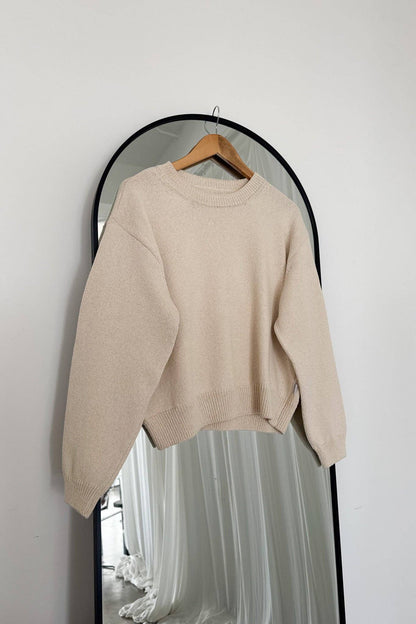 Milo Cotton Sweater in Blue