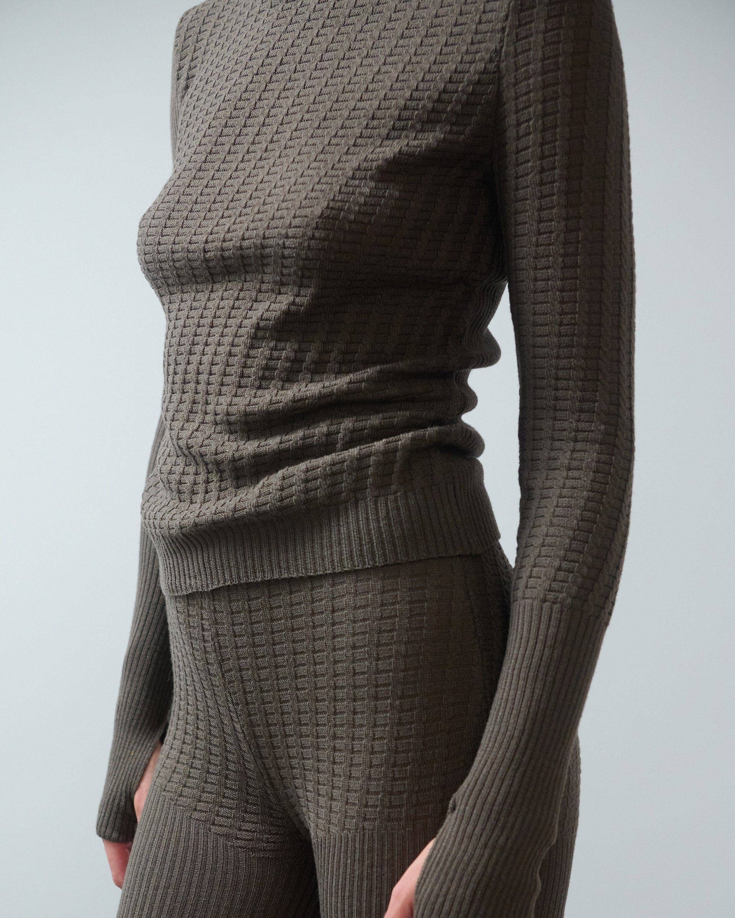 Žaltys: Nettle Merino Wool Turtleneck: Nettle / M