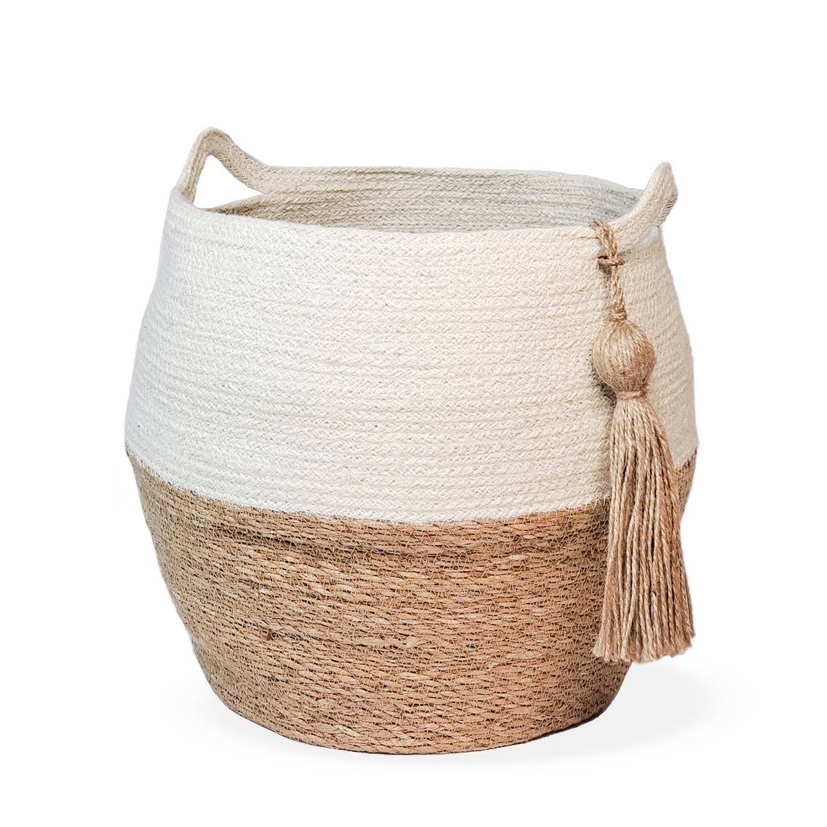Handwoven Storage Basket l Agora Jar Basket-Large