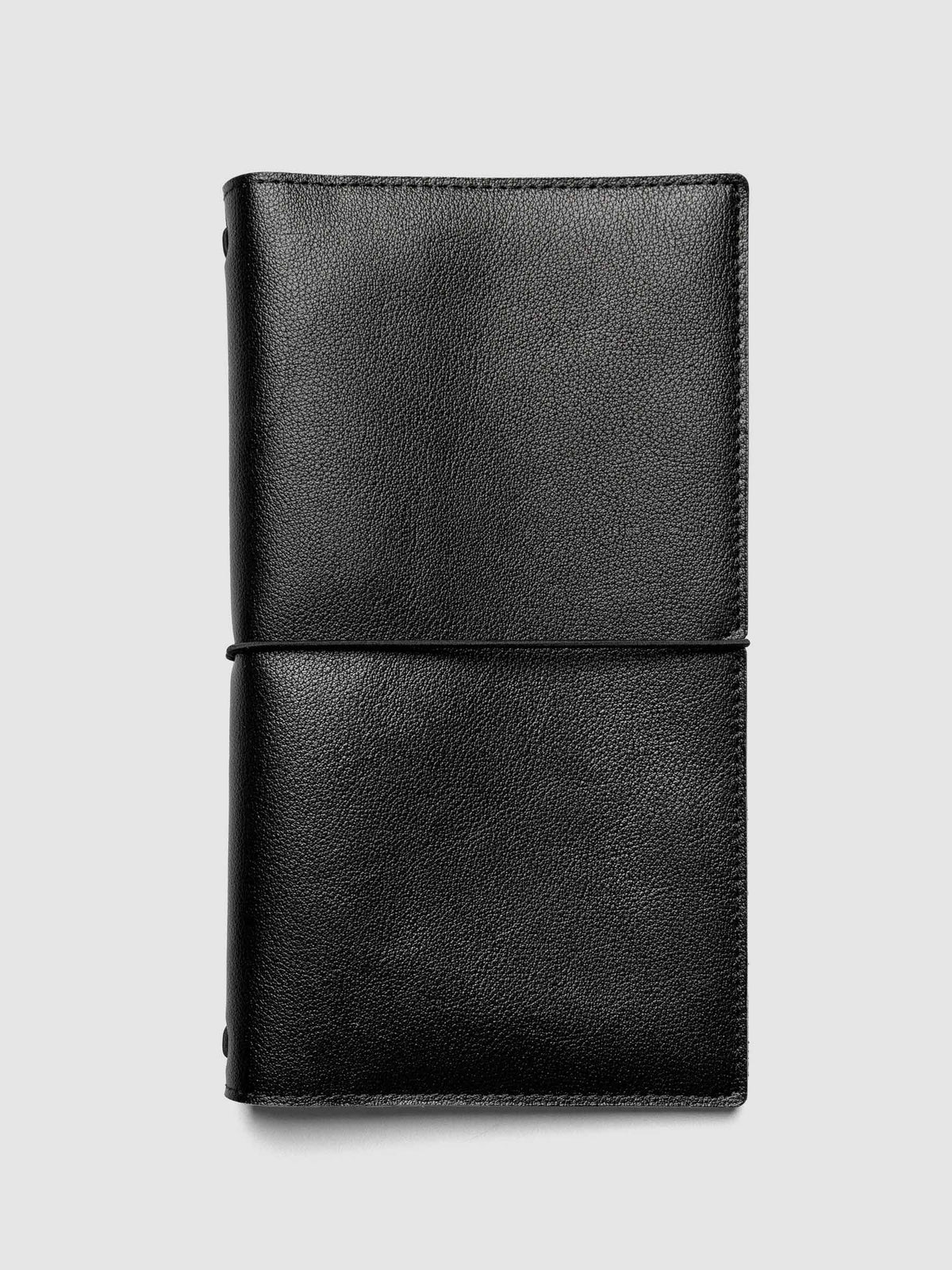 Genuine Leather Travel Notebook Cover | A5 Slim: Bordeaux
