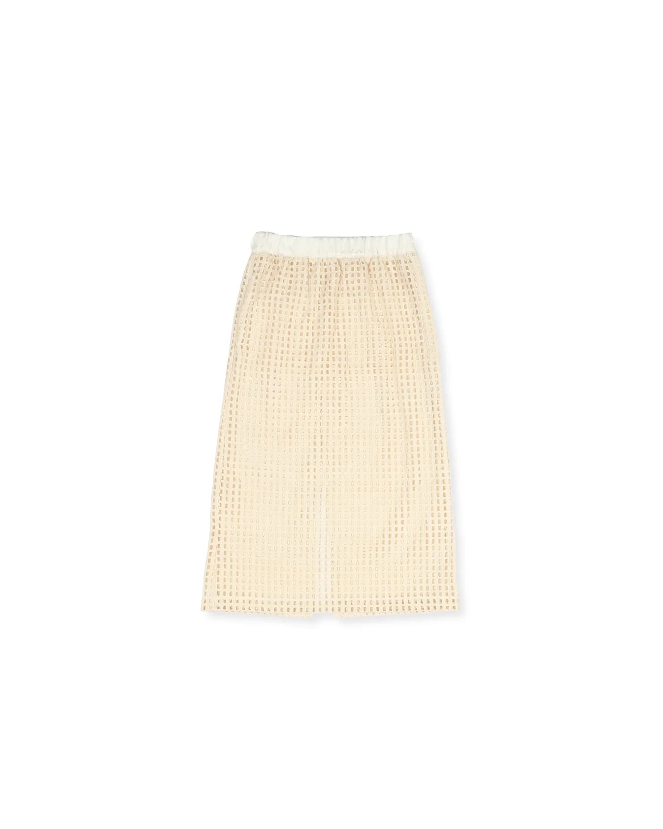 DIGI SKIRT ECRU