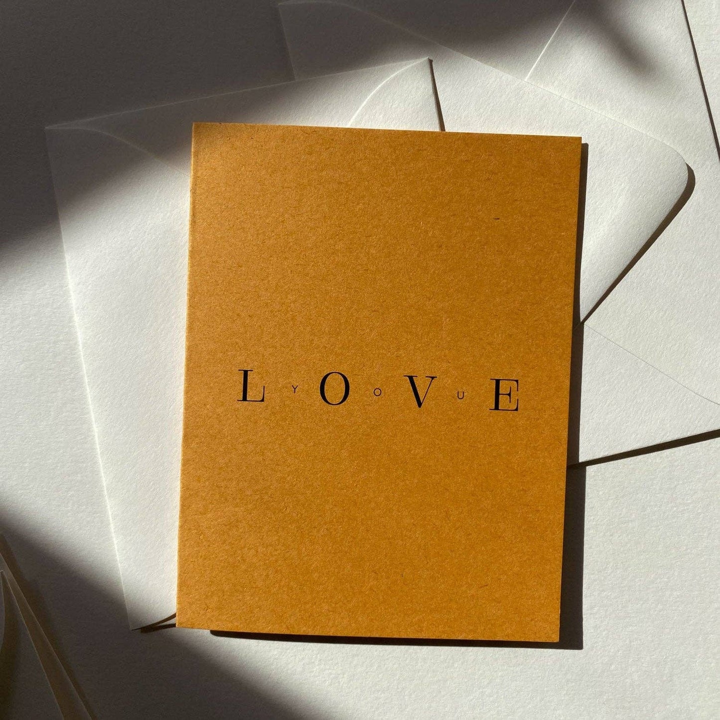 Love You No. 34: Ochre / Single Card