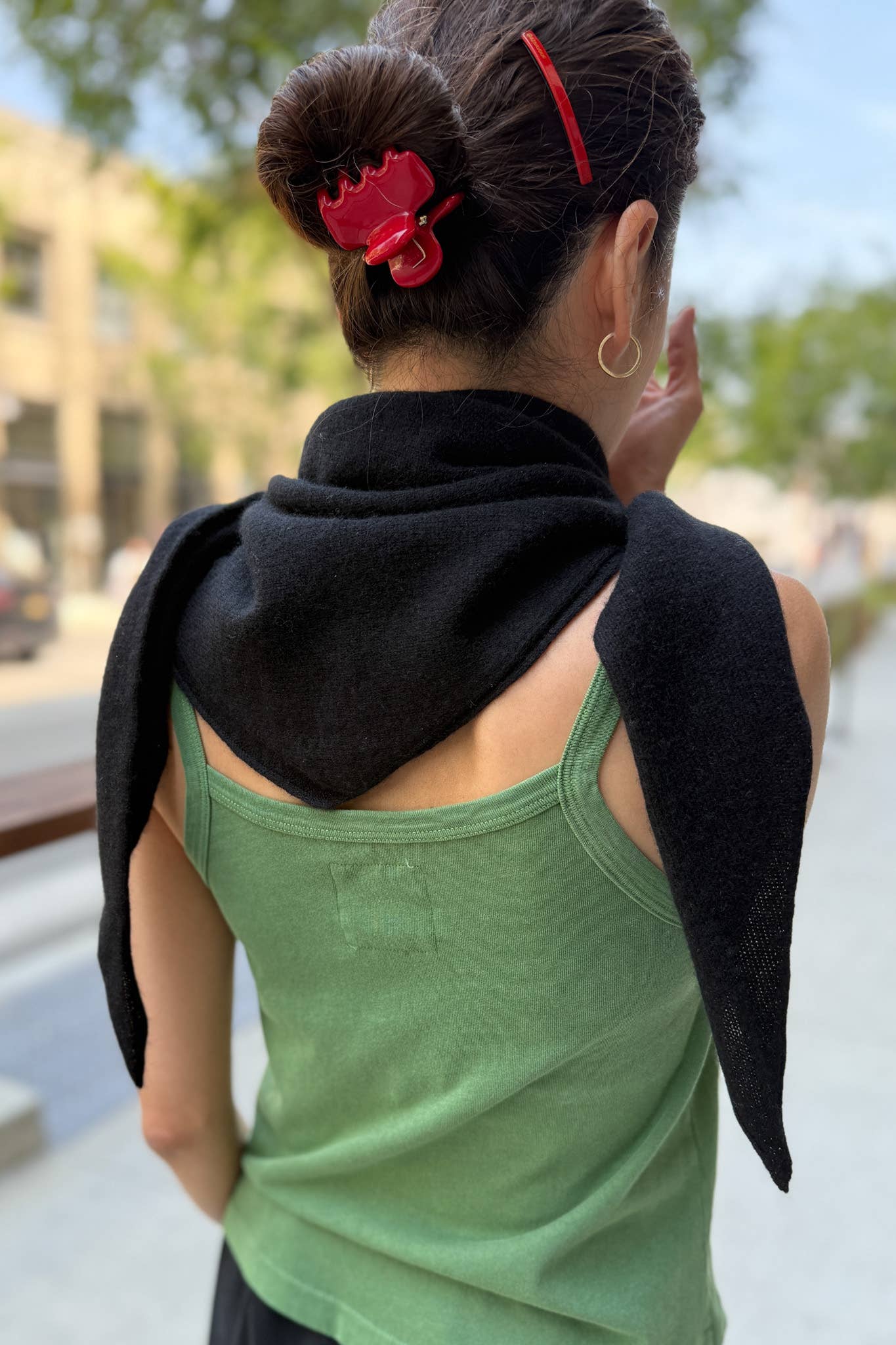 Cashmere Shawl  KELLY GREEN