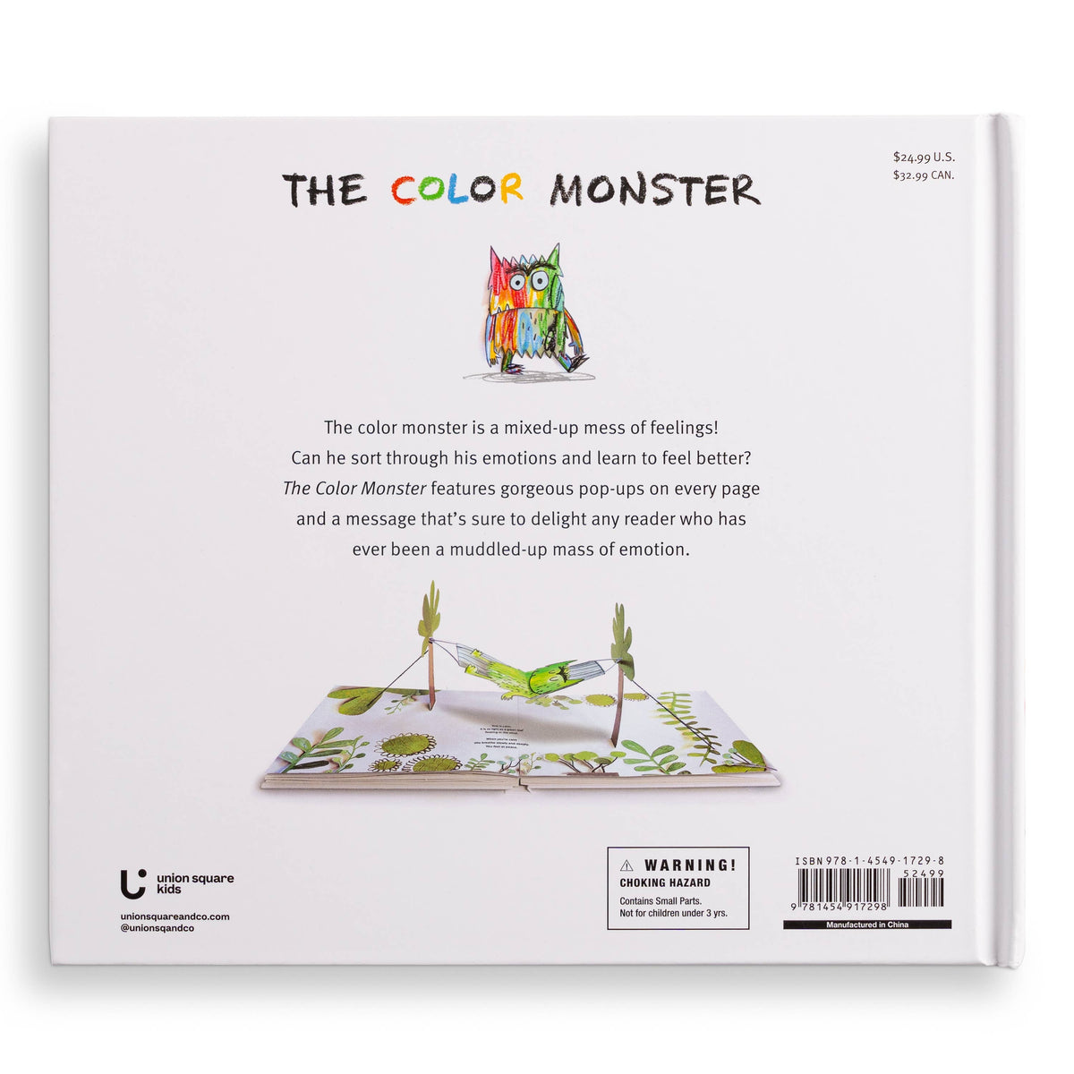 The Color Monster: A Pop-Up Book of Feelings: Paper Over Board