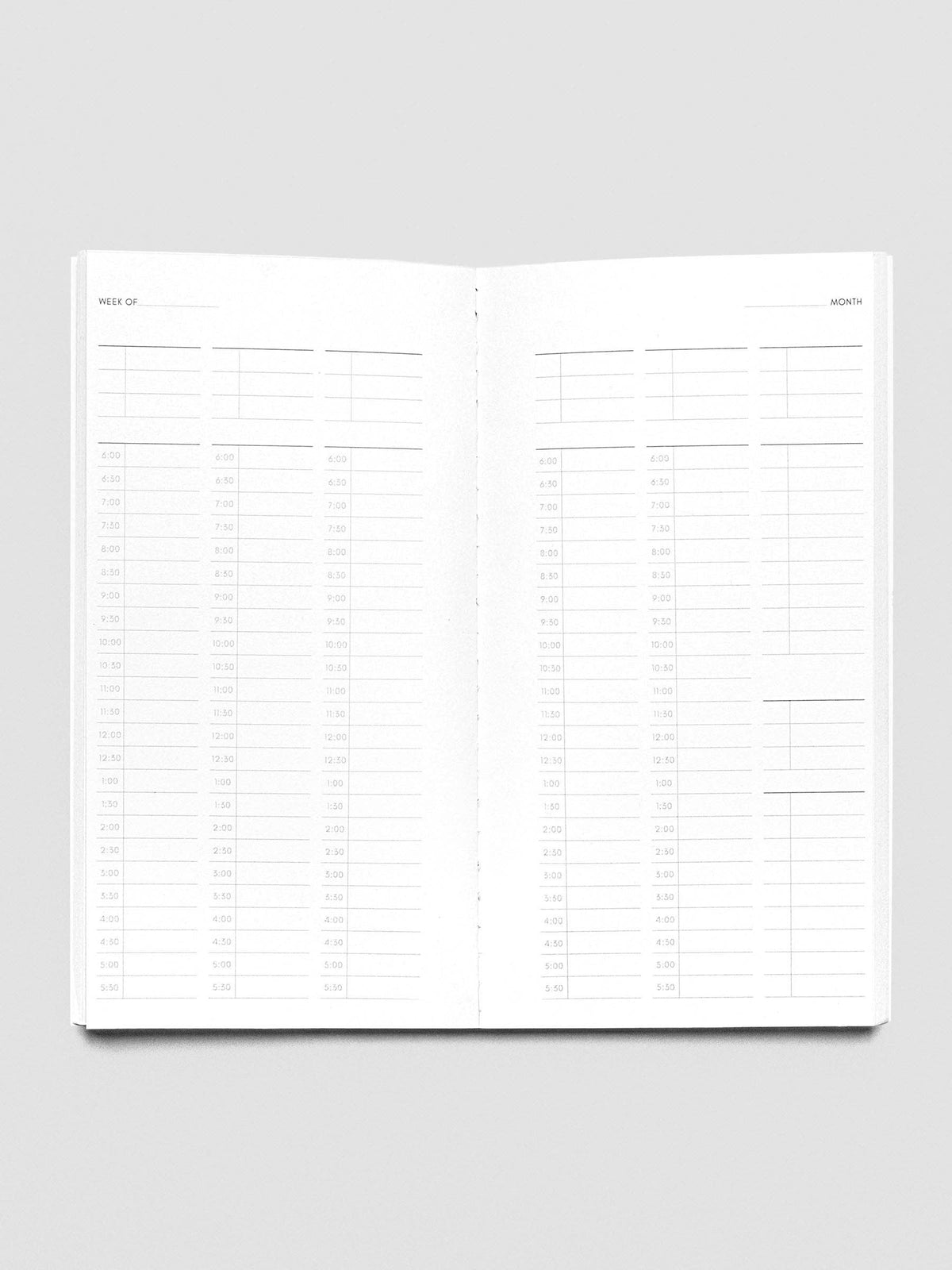 Travel Notebook | Pocket Plus: Daily Agenda | Aspen