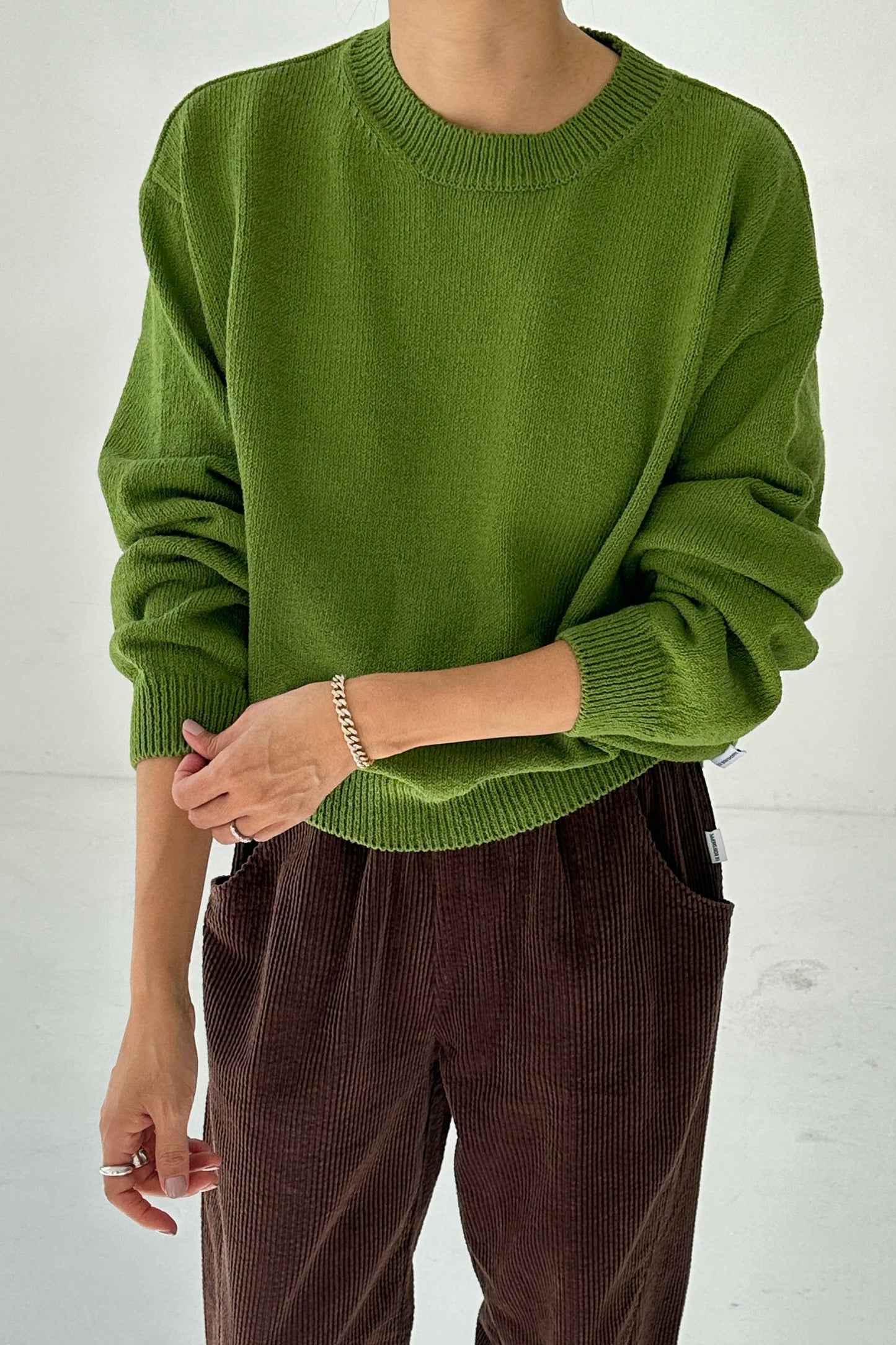 Milo Cotton Sweater in Red
