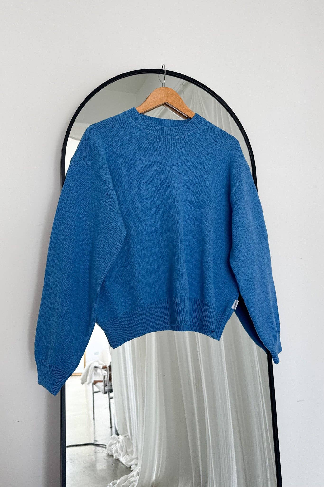 Milo Cotton Sweater in Red