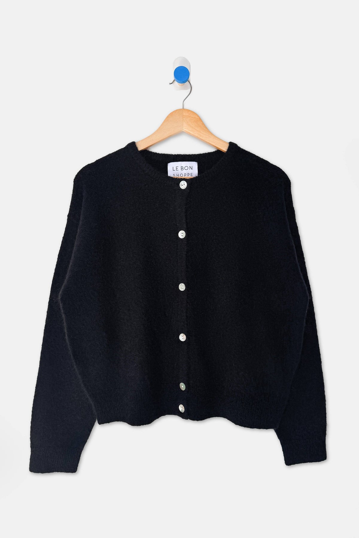 Ayla Mohair Cardigan Onyx