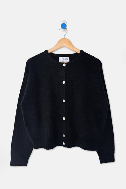 Ayla Mohair Cardigan Onyx