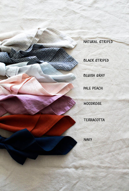 Black Linen Napkins