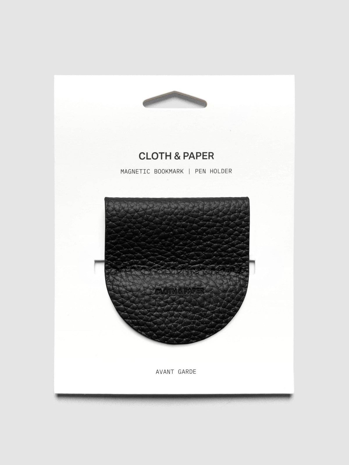 Magnetic Bookmark | Pen Holder | Leather: Leche