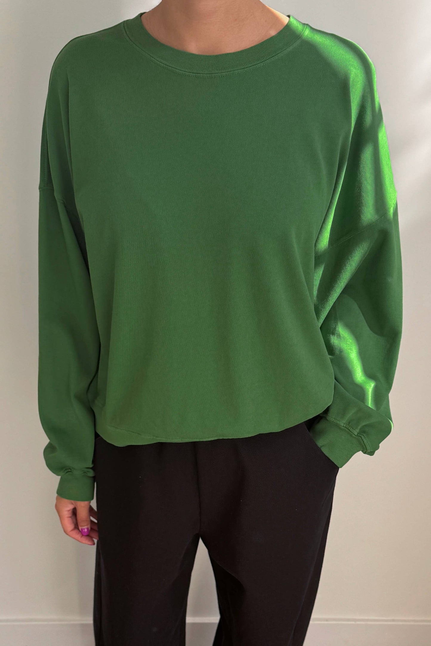 Cali Jersey Sweatshirt Black