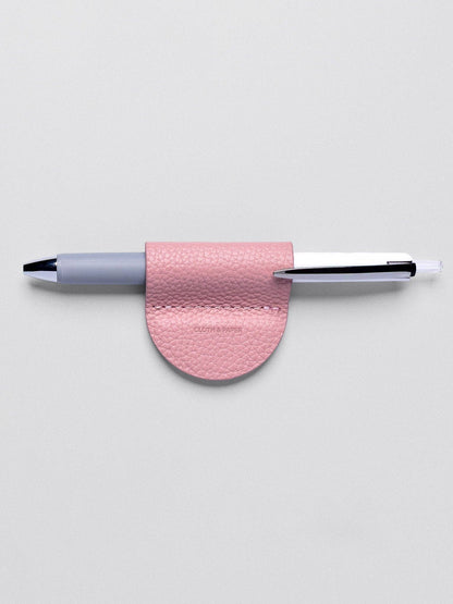 Magnetic Bookmark | Pen Holder | Leather: Bordeaux